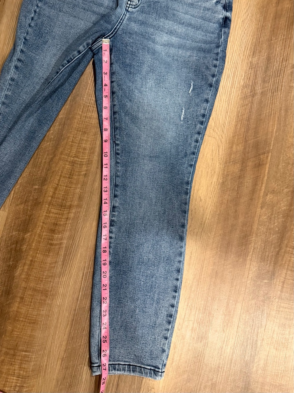 Women’s JUDY BLUE Distressed Slim Fit Jeans Size 13/31 - Picture 8 of 9